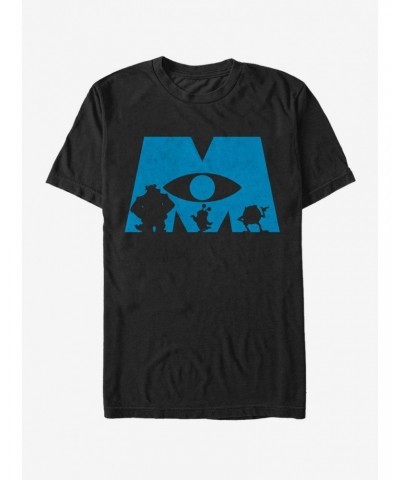 Monsters Inc. Logo Silhouette T-Shirt $5.52 T-Shirts