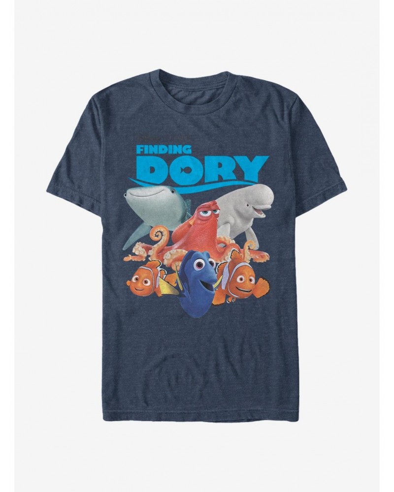 Disney Pixar Finding Dory Whole Gang T-Shirt $5.02 T-Shirts