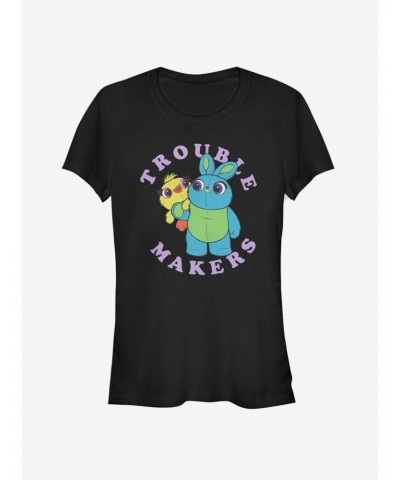 Disney Pixar Toy Story 4 Make Trouble Girls T-Shirt $5.23 T-Shirts