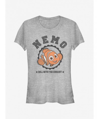 Disney Pixar Finding Dory Nemo Roll with Current Girls T-Shirt $5.58 T-Shirts