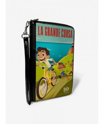 Luca Seaside Ride Pose La Grande Corsa Zip Around Wallet $11.52 Wallets