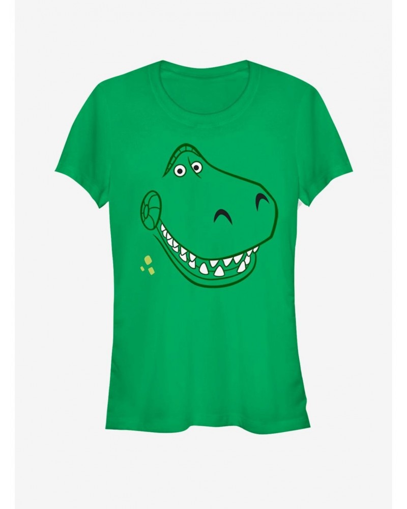 Disney Pixar Toy Story Rex Big Face Girls T-Shirt $6.45 T-Shirts