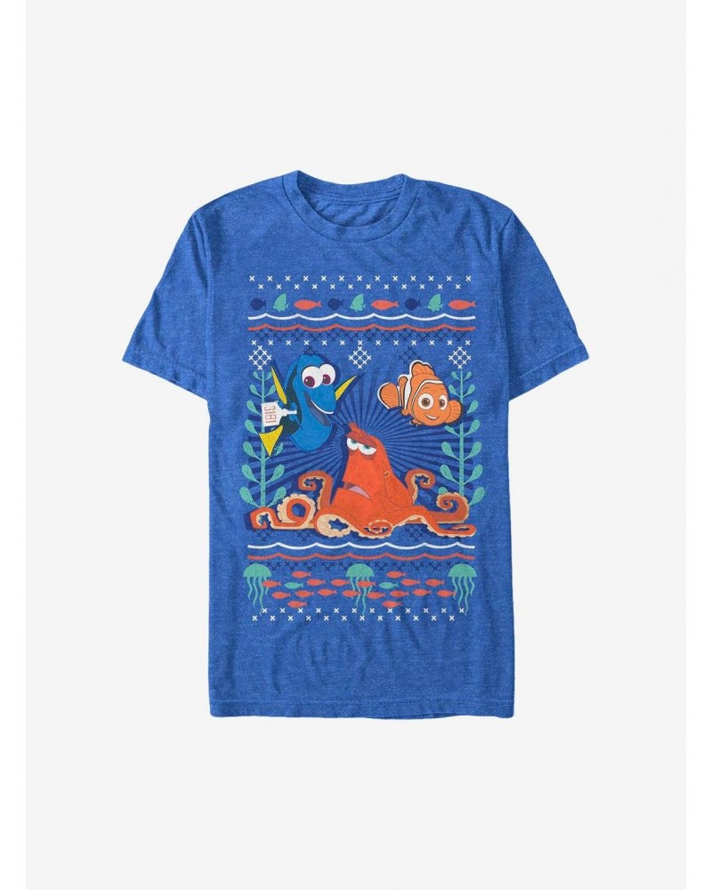 Disney Pixar Sea Christmas Pattern Sweater T-Shirt $8.20 T-Shirts