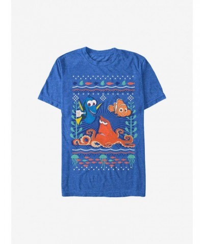 Disney Pixar Sea Christmas Pattern Sweater T-Shirt $8.20 T-Shirts