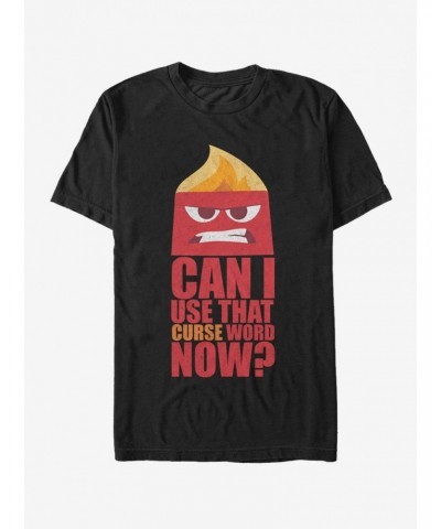 Disney Pixar Inside Out Anger Can I Use That Curse Word Now T-Shirt $6.52 T-Shirts