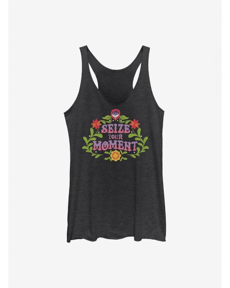 Disney Pixar Coco Seize Your Moment Emblem Girls Tank $8.52 Tanks