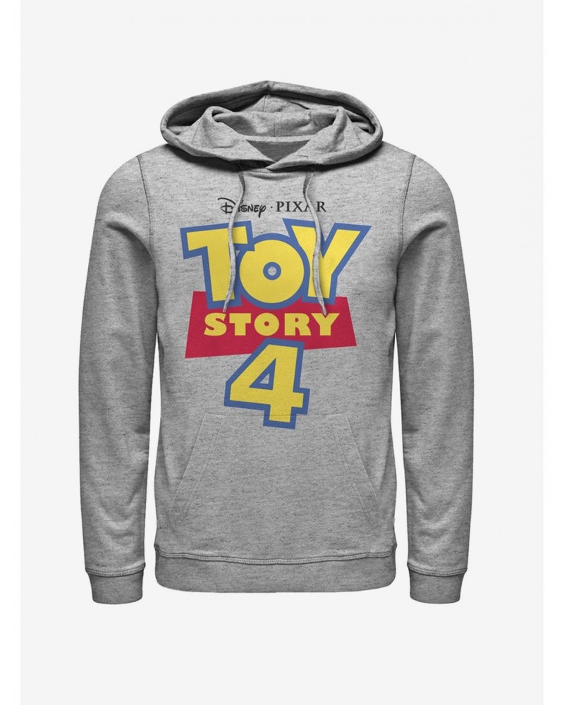 Disney Pixar Toy Story 4 Full Color Logo Hoodie $11.94 Hoodies