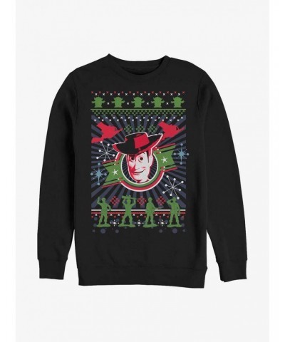 Disney Pixar Toy Story Winter Stitches Crew Sweatshirt $8.52 Sweatshirts