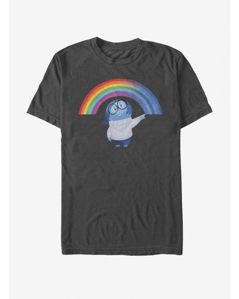 Disney Pixar Inside Out Sadness Rainbow T-Shirt $7.03 T-Shirts