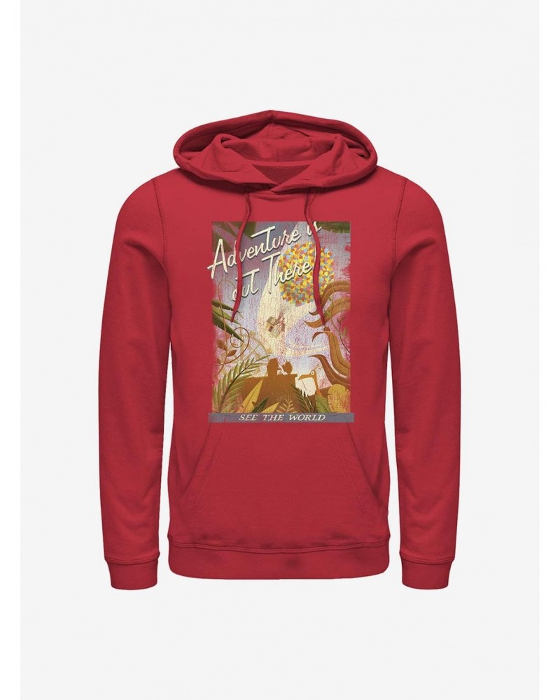 Disney Pixar Up Travel Poster Hoodie $15.72 Hoodies