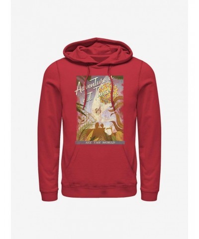 Disney Pixar Up Travel Poster Hoodie $15.72 Hoodies