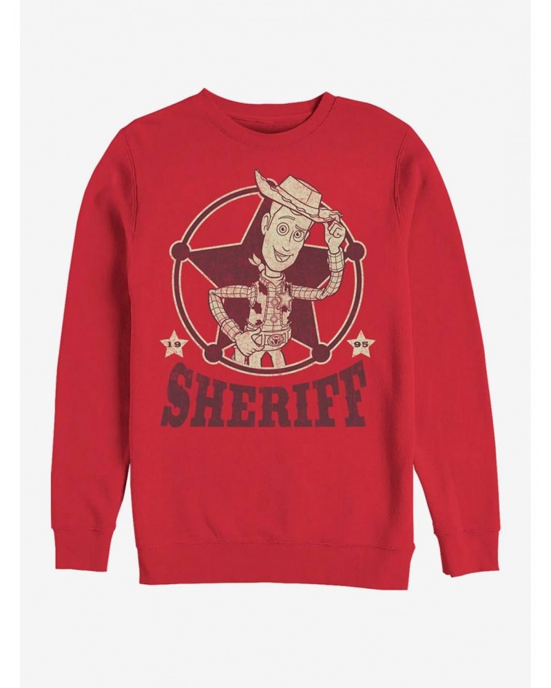 Disney Pixar Toy Story Sheriff Woody Crew Sweatshirt $10.07 Sweatshirts