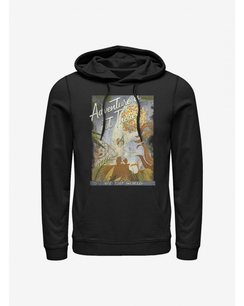 Disney Pixar Up Travel Poster Hoodie $12.26 Hoodies