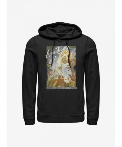 Disney Pixar Up Travel Poster Hoodie $12.26 Hoodies