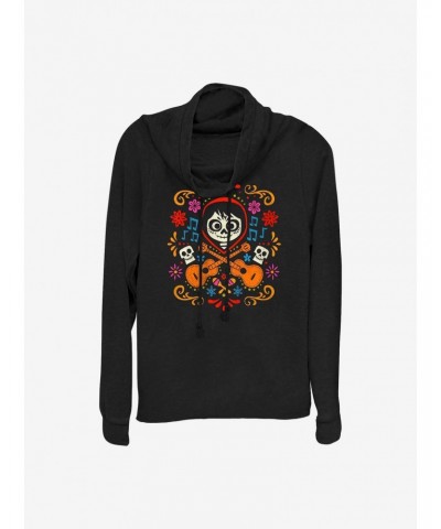 Disney Pixar Coco Musical Miguel Cowlneck Long-Sleeve Girls Top $9.74 Tops