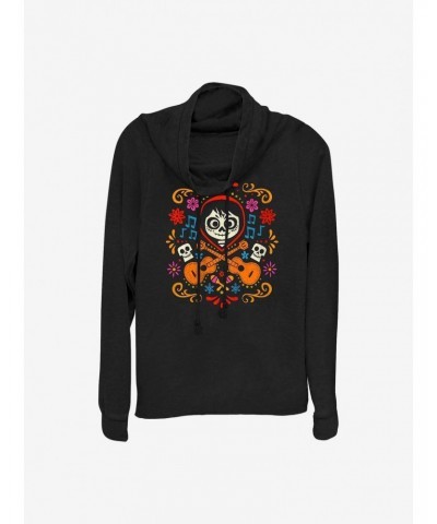 Disney Pixar Coco Musical Miguel Cowlneck Long-Sleeve Girls Top $9.74 Tops