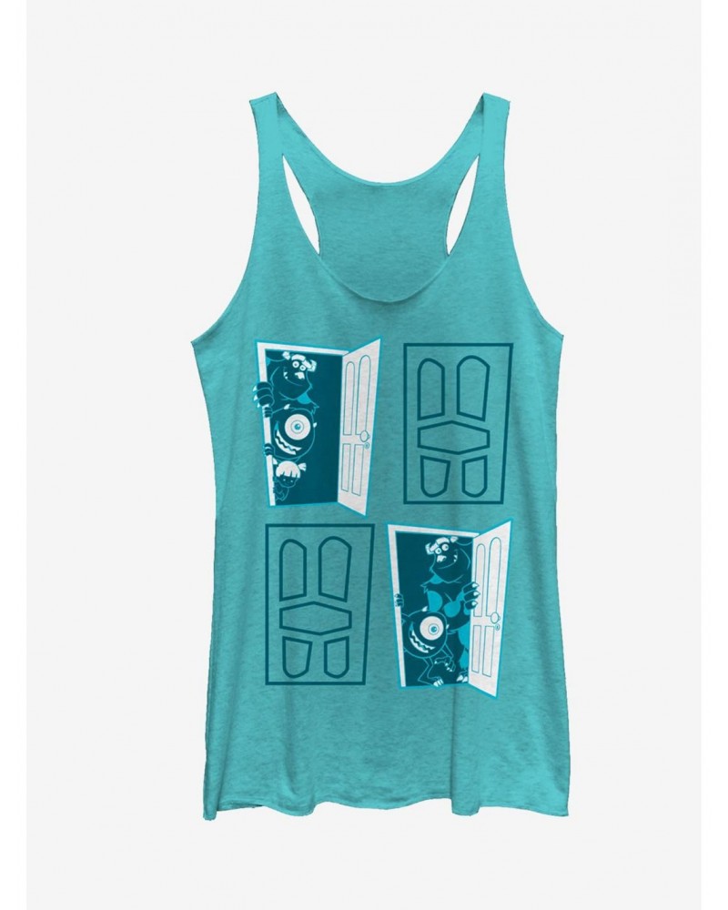 Disney Pixar Monsters Inc. Closet Door Portal Girls Tanks $5.62 Tanks