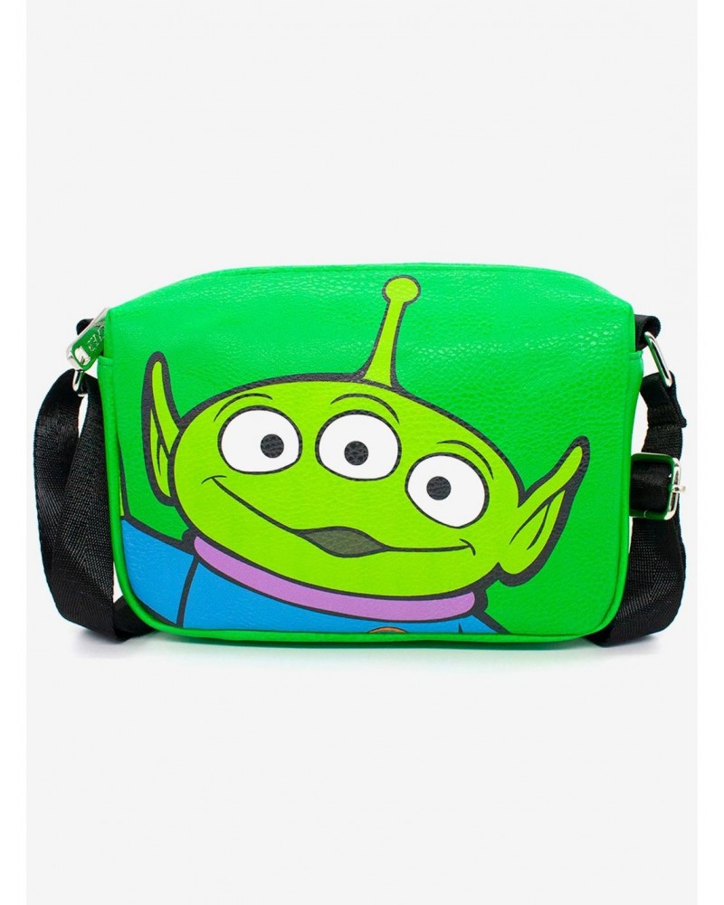 Disney Pixar Toy Story Alien Smiling Close Up Pose Cross Body Bag $19.06 Bags