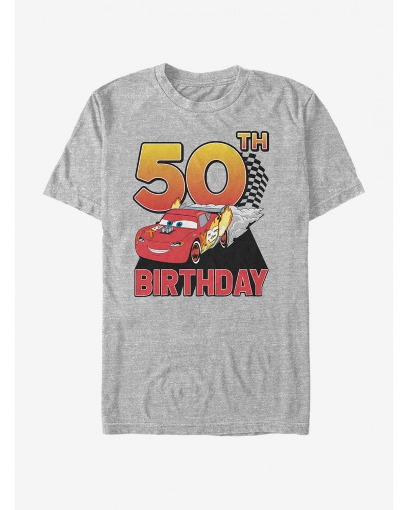 Disney Pixar Cars Lightning Birthday 50 T-Shirt $5.52 T-Shirts