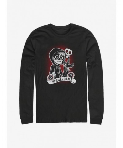 Disney Pixar Coco Recuerdame Tattoo Long-Sleeve T-Shirt $7.14 T-Shirts