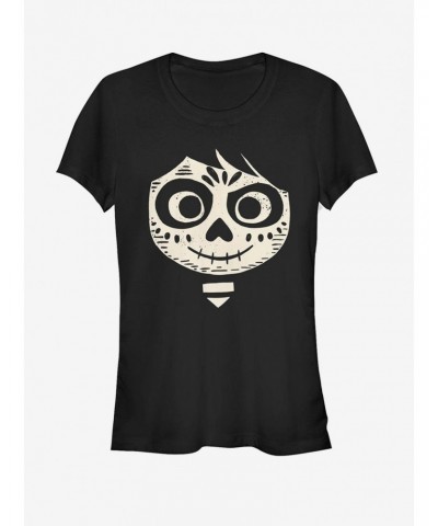 Disney Pixar Coco Miguel Skeleton Face Girls T-Shirt $8.37 T-Shirts