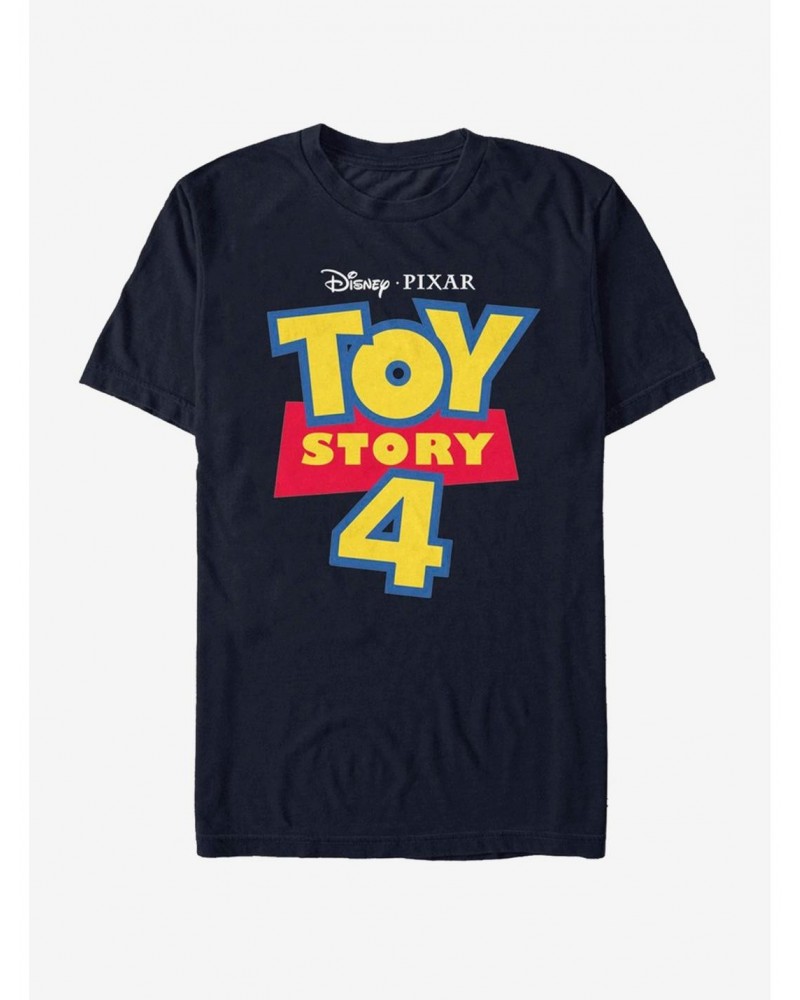 Disney Pixar Toy Story 4 Full Color Logo T-Shirt $6.10 T-Shirts