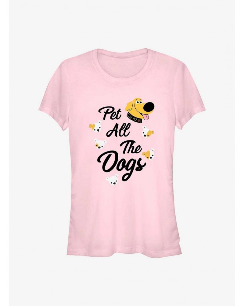 Disney Pixar Up Pet All The Dogs Girls T-Shirt $6.97 T-Shirts