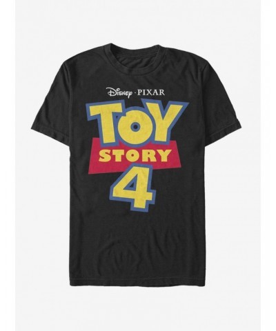 Disney Pixar Toy Story 4 Full Color Logo T-Shirt $8.54 T-Shirts