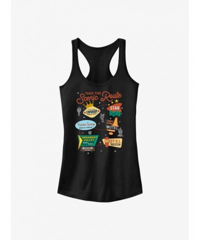 Cars Take The Scenic Route Girls Tank $7.84 Tanks