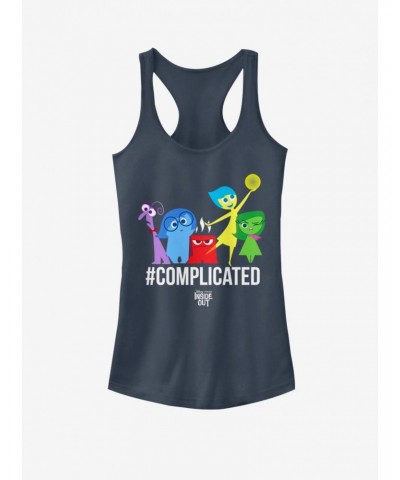 Disney Pixar Inside Out Complicated Girls Tank $5.23 Tanks