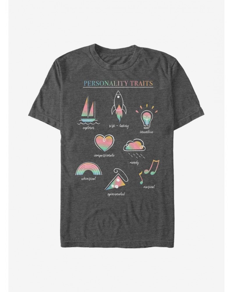 Disney Pixar Soul Personality Traits T-Shirt $6.21 T-Shirts