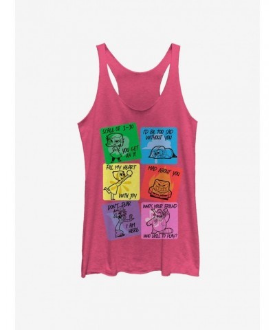 Disney Pixar Inside Out V-Day Cards Girls Tank $6.16 Tanks