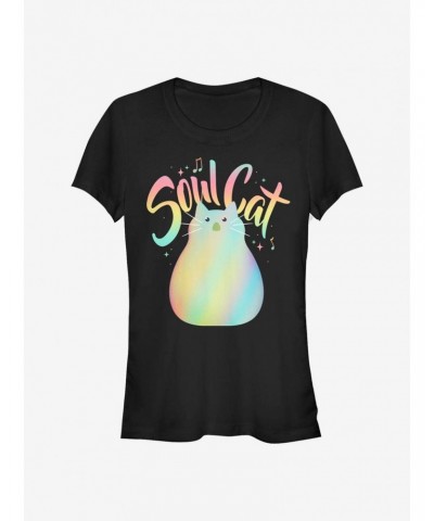 Disney Pixar Soul Cat Pastel Girls T-Shirt $6.63 T-Shirts